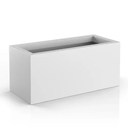 Biała donica Long 90