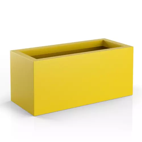 Antracytowa donica Long 90