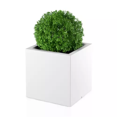 Donica z polietylenu PIXEL POT M biały