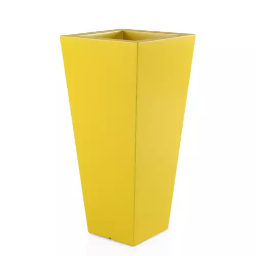 Donica Slim Line M w kolorze żółtym