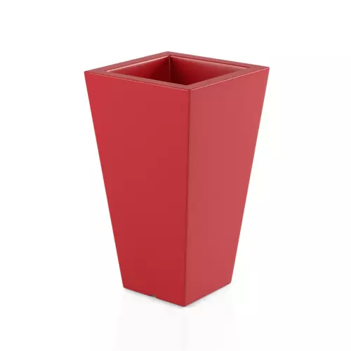 Donica Slim Line S w kolorze czerwonym