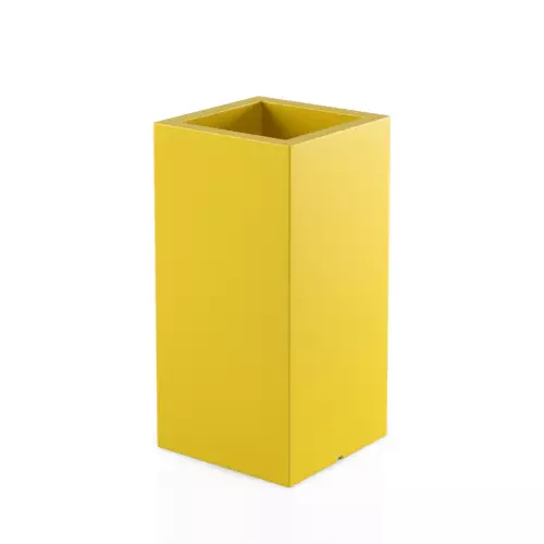 Żółta donica Tower Pot M