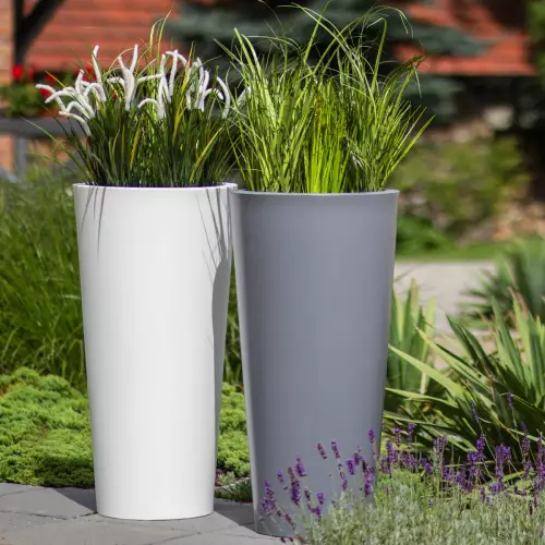 Donice HABANA kolor biały i szary