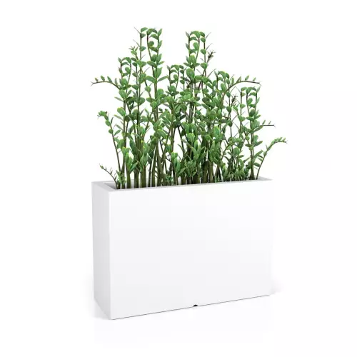 Biała donica LONGERINO