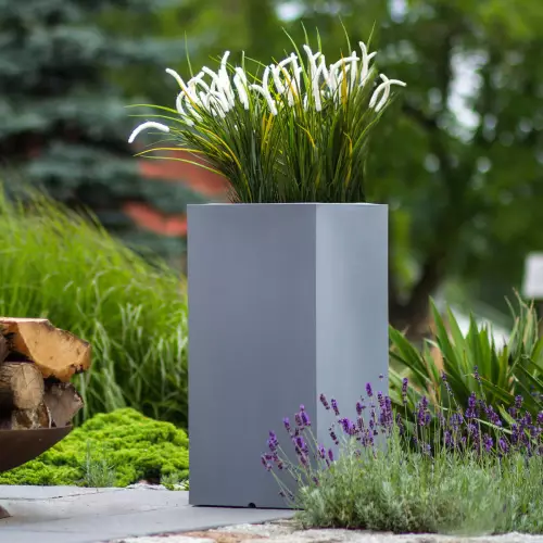 Donica Tower Pot M w kolorze antracyt