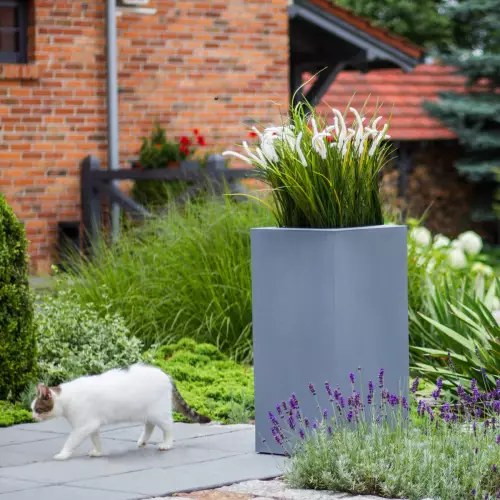 Donica Tower Pot M w kolorze antracyt