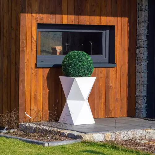 Modułowa donica VALENCIA w kolorze białym