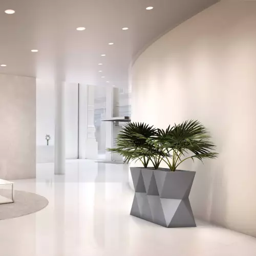 Modułowa donica VALENCIA w kolorze szarym