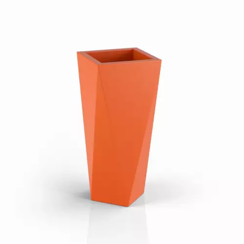 Donica VASO 72 w pomarańczowym kolorze