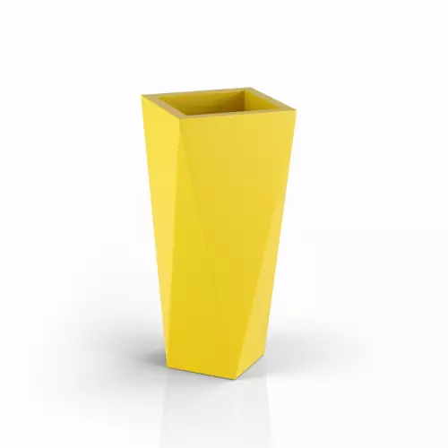 Donica VASO 72 w żółtym kolorze