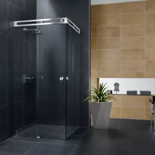 Nowoczesna biała donica VASO w łazience