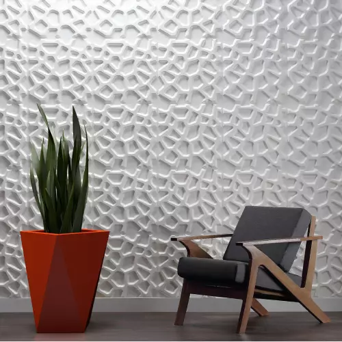 Nowoczesna czerwona donica VASO