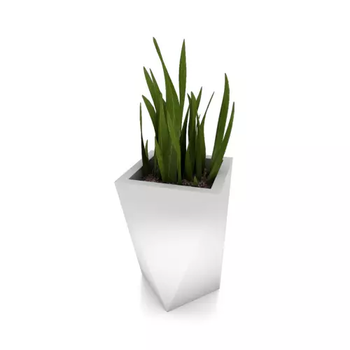 Nowoczesna świecąca donica VASO