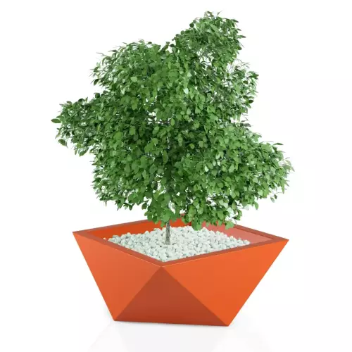 Designerska donica Vendetta w kolorze pomarańczowym