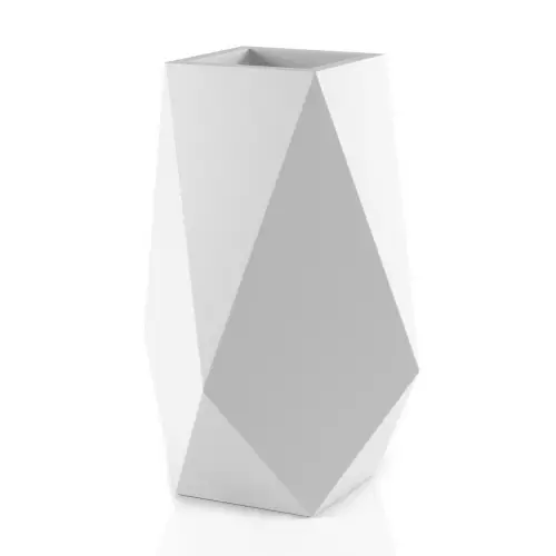 Donica VOLCANO 80 w kolorze białym