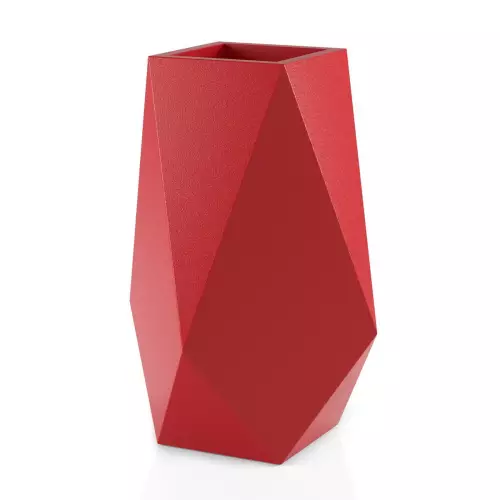 Donica VOLCANO 80 w kolorze czerwonym