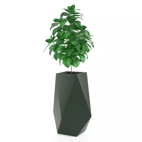 Wizualizacja - donica Volcano zielona