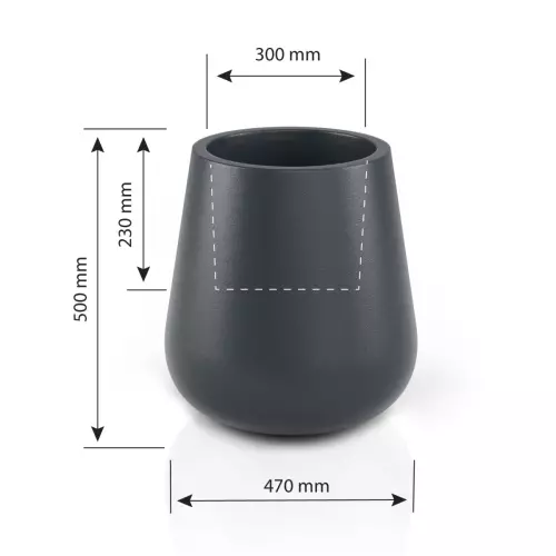 Donica LAGO - wymiar wewnętrznej półki