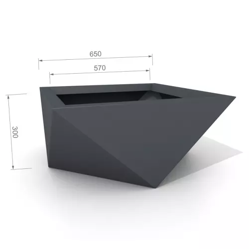 Wymiary donicy Vendetta bez podwójnego dna (BPD)