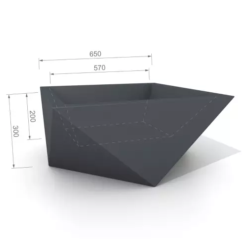 Wymiary donicy Vendetta z podwójnym dnem (PD)Zdjęcie 4 / 7previousnextclose