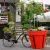 Czerwona donica miejska BIKEPOT