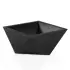 Nowoczesna donica Vendetta w kolorze czarnym