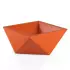 Nowoczesna donica Vendetta w kolorze pomarańczowym