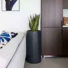 Donica z włókna szklanego RC80 antracyt mat