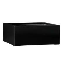 Donica z włókna szklanego D992FB w kolorze czarny połysk