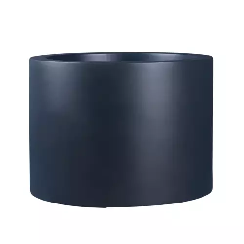 Duża okrągła donica D901ED w kolorze antracyt mat