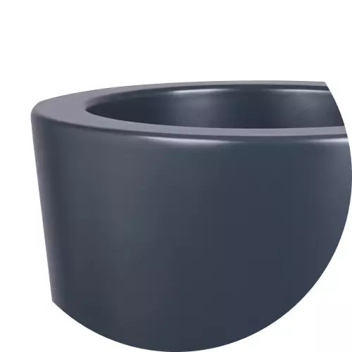 Górna krawędź donicy D908F w kolorze antracytowy mat