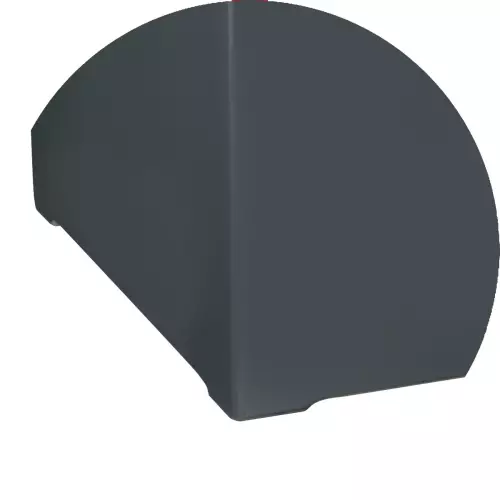 Dolny narożnik donicy D934B w kolorze antracytowy mat