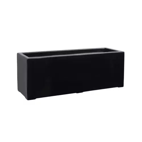 Donica z laminatu D972B w kolorze czarny połysk