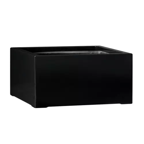 Donica z włókna szklanego D992EB w kolorze czarny połysk