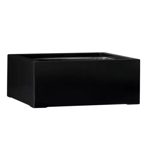 Donica z włókna szklanego D992FB w kolorze czarny połysk