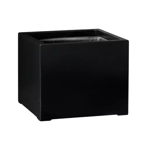 Donica z włókna szklanego D992FE w kolorze czarny połysk