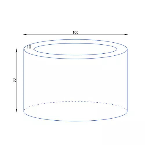 Wymiary donicy D901FD