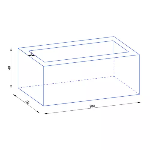 Wymiary donicy D913B