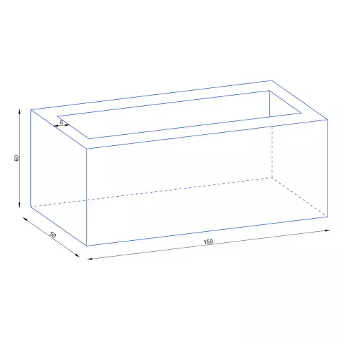 Wymiary donicy D913G