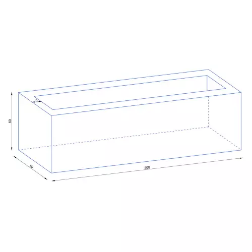 Wymiary donicy D913H