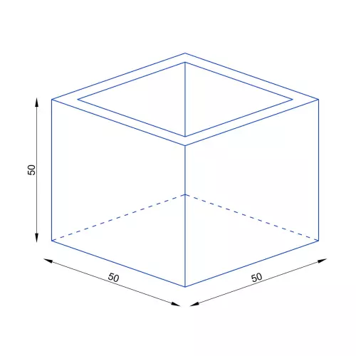 Wymiary donicy D992C