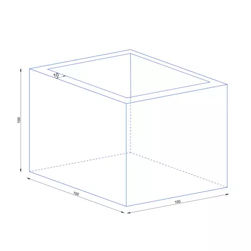 Wymiary donicy D992F