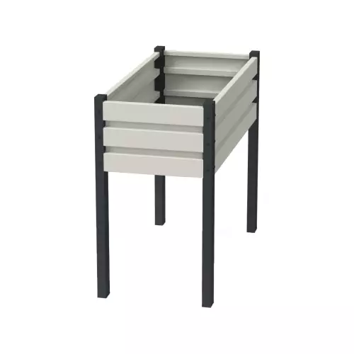 Rabata warzywna z nóżkami 100x50x90 cm biały