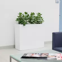 Donica z włókna szklanego ZADORA Classic D272A biały połysk