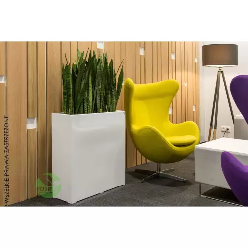 Donica D972A/biały połysk w biurze