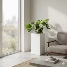 Donica ALTO 33x33x75 cm biały