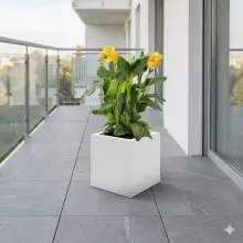 Donica LIGO 40x40x40 cm biały