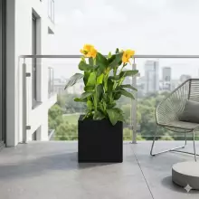 Donica LIGO 40x40x40 cm czarny