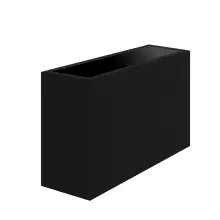 Donica SOLIDO LONGO 90x33x75 cm czarny