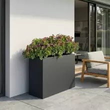 Donica LONGO 90x33x75 cm antracyt